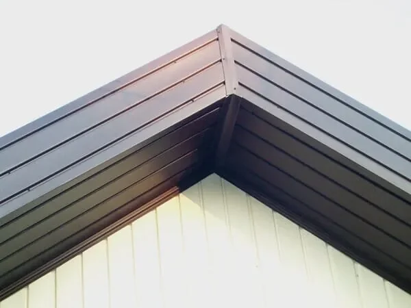 ציפוי ארגז רוח וקיר מאלומיניום חום קרם